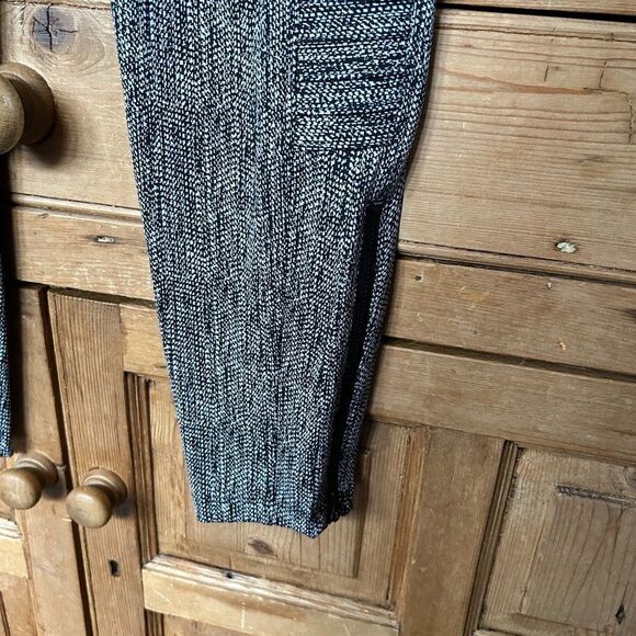 Athleta Leggings Medium Black White Delancey Textured Moto Tight Leggings - Picture 5 of 12